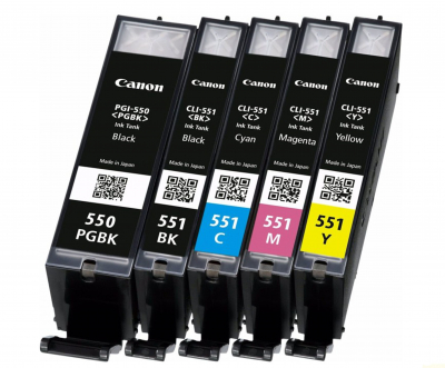 Canon PGI-550 + CLI-551 (PGI-550) BK/BK/C/M/Y original